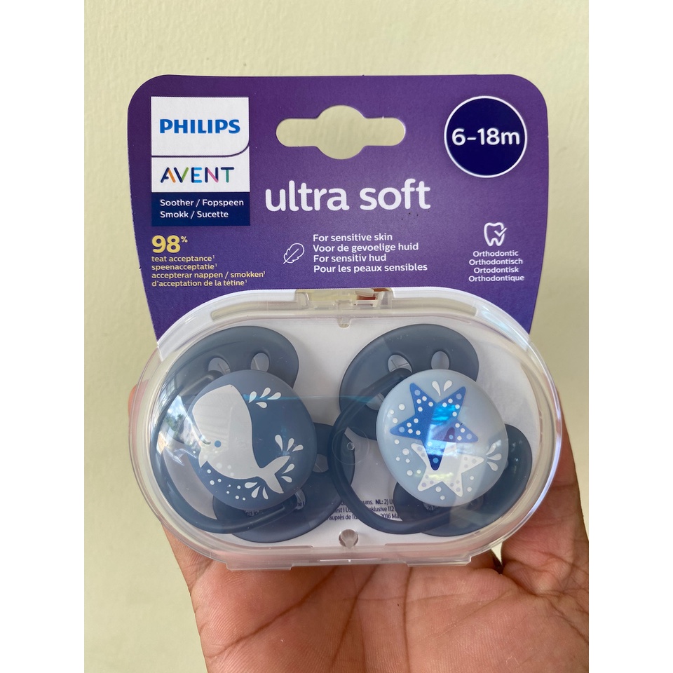 Ty ngậm Ultra soft Philips AVENT siêu mềm