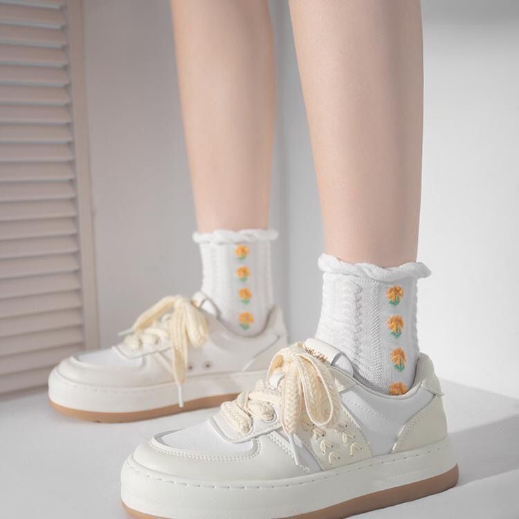 Giày Thể Thao Đế Dày Thoáng Khí Phong Cách Hàn Quốc Cho Nữ