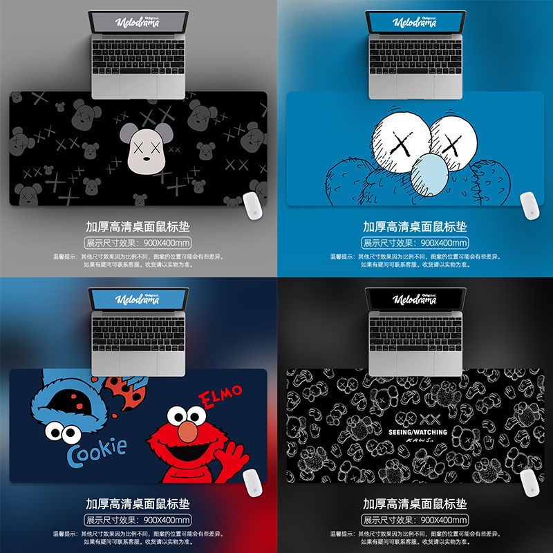 Tấm Lót Chuột Và Bàn Phím Cỡ Lớn Họa Tiết Hoạt Hình Anime Dễ Thương