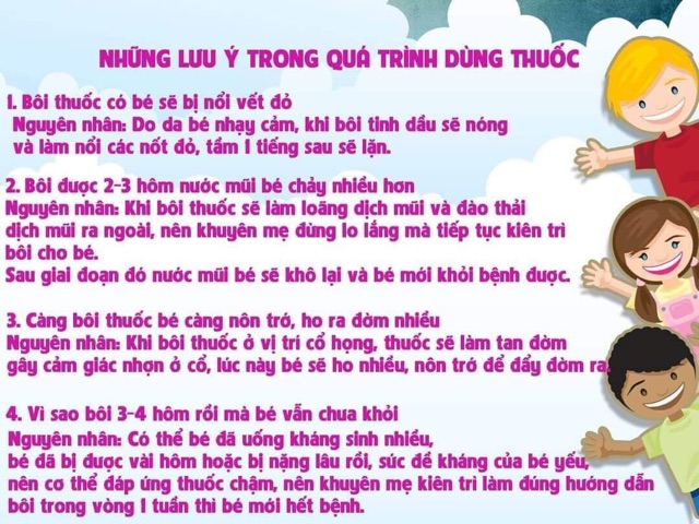 Combo 3 Lọ Tinh Dầu Lợi An ,Ho, Sổ Mũi Cho Bé