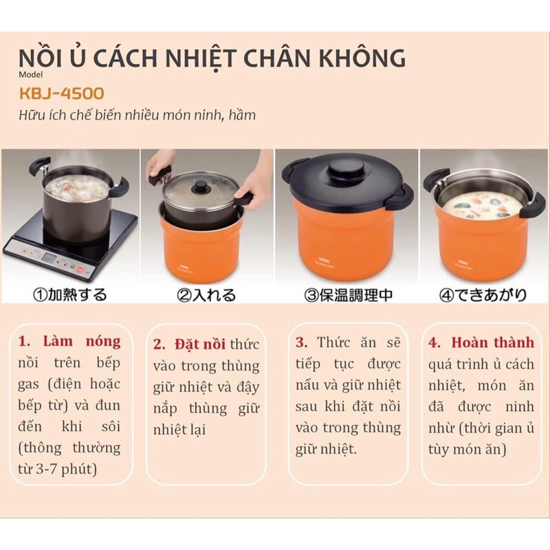 Nồi ủ thermos hàng nhật nội địa