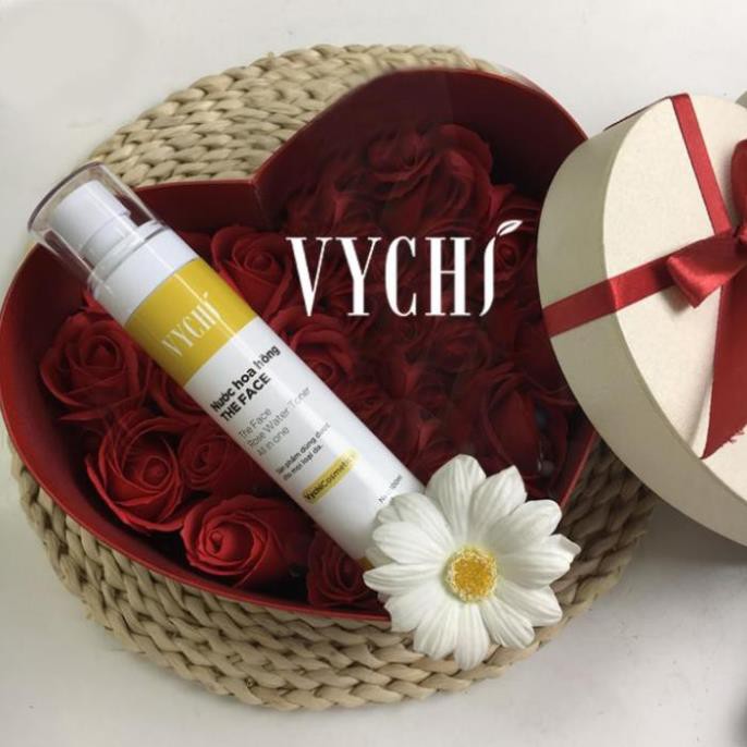[CHÍNH HÃNG] Toner hoa hồng -THE FACE Rose water toner all in one - Phù hợp cho da nhạy cảm (100ml)-Vychi | BigBuy360 - bigbuy360.vn