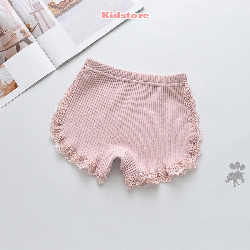 Quần chip bé gái loại chip đùi chất liệu co giãn cao cấp,quần mặc váy cho bé KIDSTORE