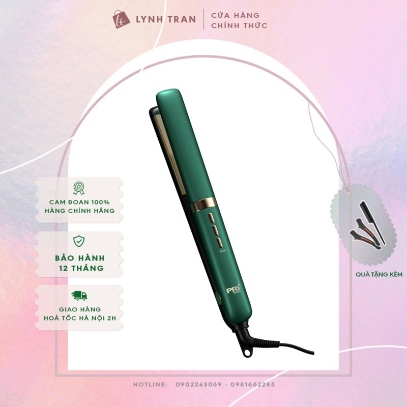 Máy là thẳng ion âm có 9 mức nhiệt Pritech®