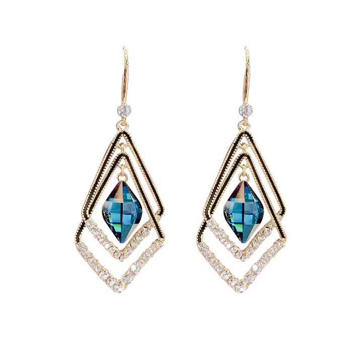 Bông tai nữ, Khuyên tai tua rua dáng dài phong cách Hàn Quốc cho nữ -B12