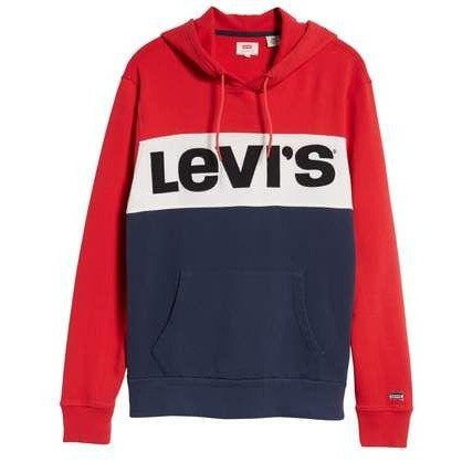 Áo Hoodie phối đen đỏ nỉ da cá các bạn trẻ năng động chào đón Thu Đông 2023
