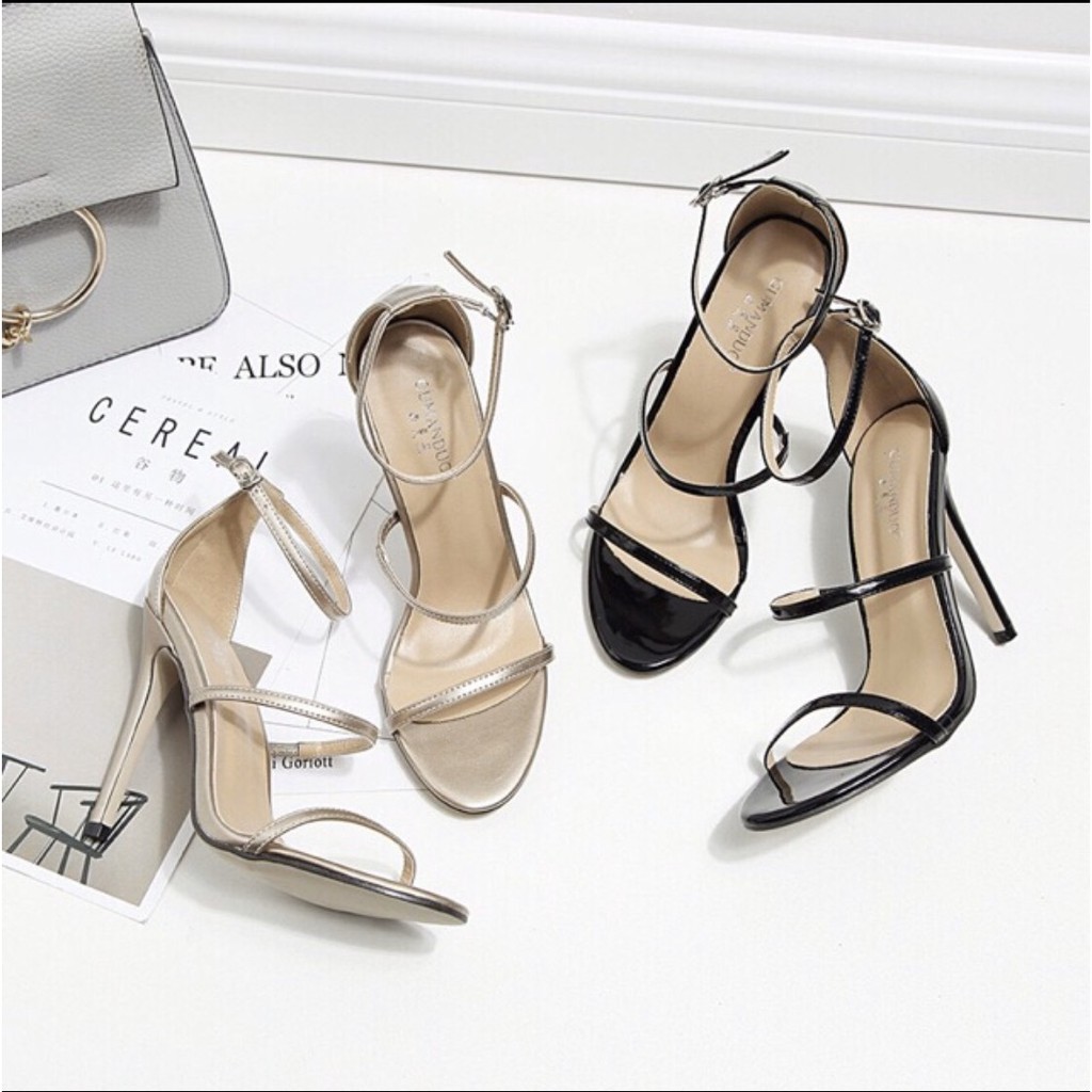 Giày Cao Gót Bích Phương 9p Quai Mãnh ST