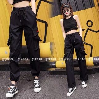 Quần kaki tui hộp cạp chun unisex