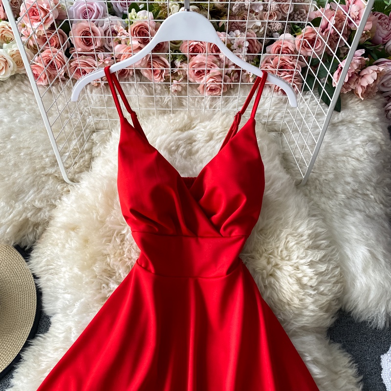 🌸Hàng Order🌸 Váy Đầm 2 Dây Dáng Xòe Sexy Nữ Tính 🌸Hàng Quảng Châu