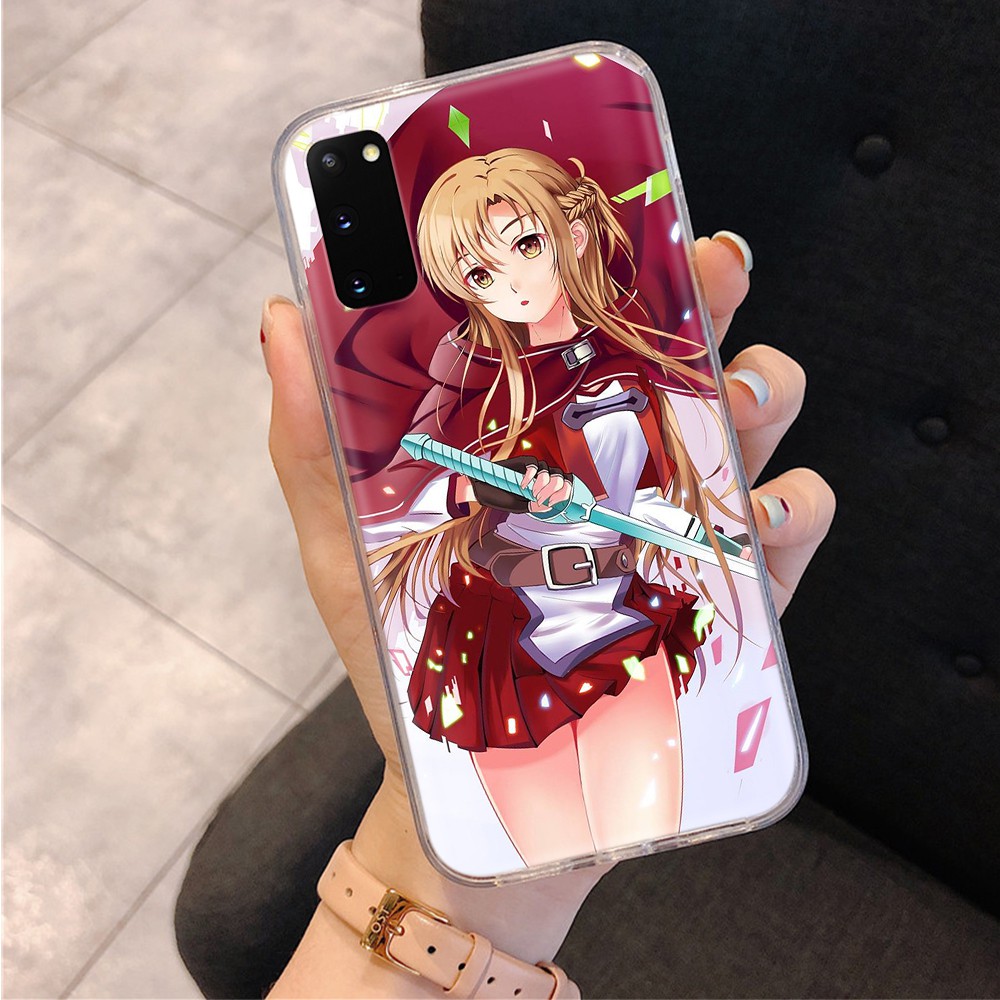 Ốp Lưng Trong Suốt In Hình Sword Art Online Cho Oppo Reno 2 2z Z 2f 3 4 Pro Ace 10x Zoom A7 Ax7