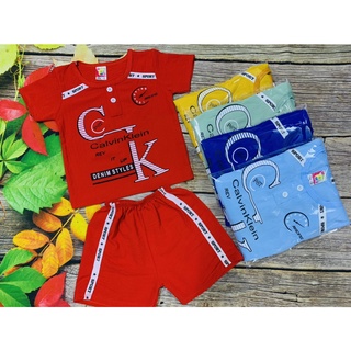Bộ Đũi Bé Trai (6-18kg) (Giao màu ngẫu nhiên)