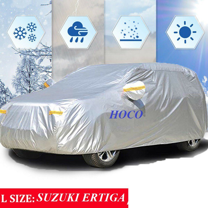 {BẢO HÀNH 3 THÁNG-1 ĐỔI 1}Bạt phủ ô tô, áo trùm xe, bạt che nắng mưa VẢI DÙ dùng riêng cho xe Toyota Innova