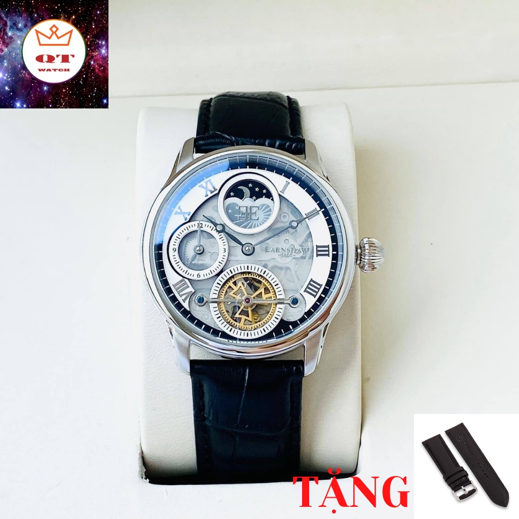 Đồng Hồ Nam THOMAS EARNSHAW Longitude Shadow Sun & Moon Automatic ES-8063 Chính Hãng Tặng Dây Da Cao Cấp