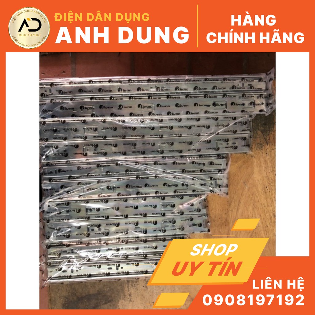 [Bảo hành 12 tháng] Ray Bi Trượt 3 Tầng  IVAN (Tặng kèm ốc vít)