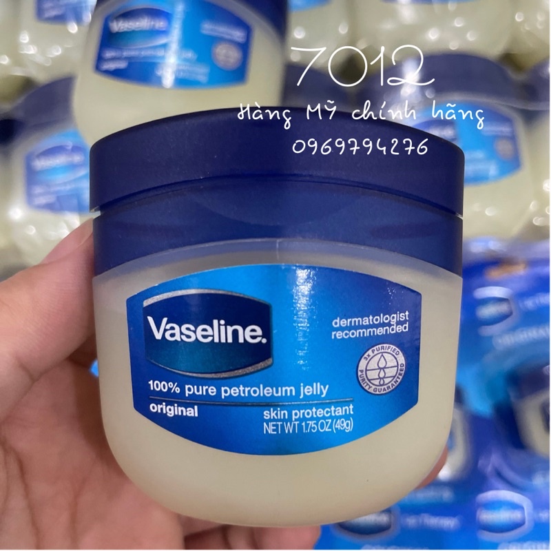 Sáp Dưỡng Ẩm Vaseline Pure Petroleum Jelly 49g