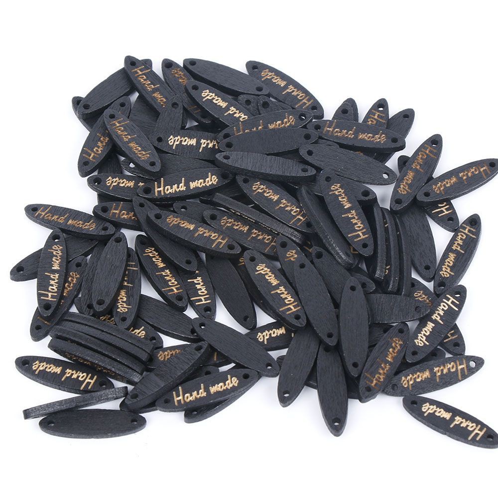 Set 100 nút gỗ hai lỗ xỏ chuyên dụng trong làm thủ công