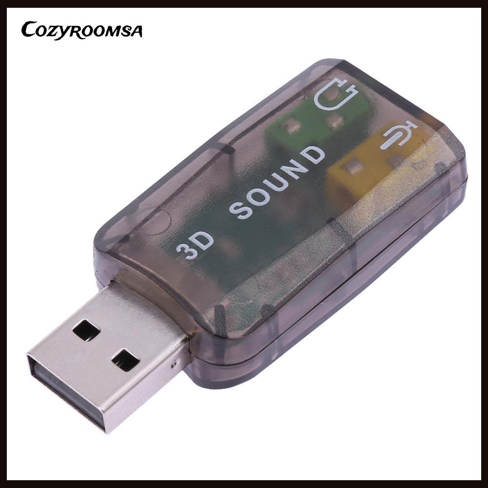 Usb Chuyển Đổi Âm Thanh 3d 5.1 Ch Cho Máy Tính Laptop Notebook | BigBuy360 - bigbuy360.vn