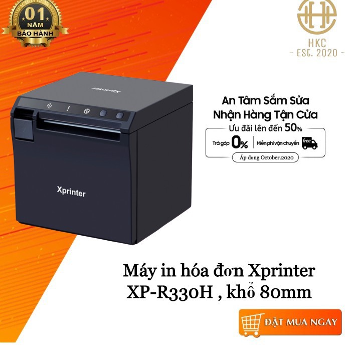 Máy in hóa đơn Xprinter XP-R330H , khổ 80mm