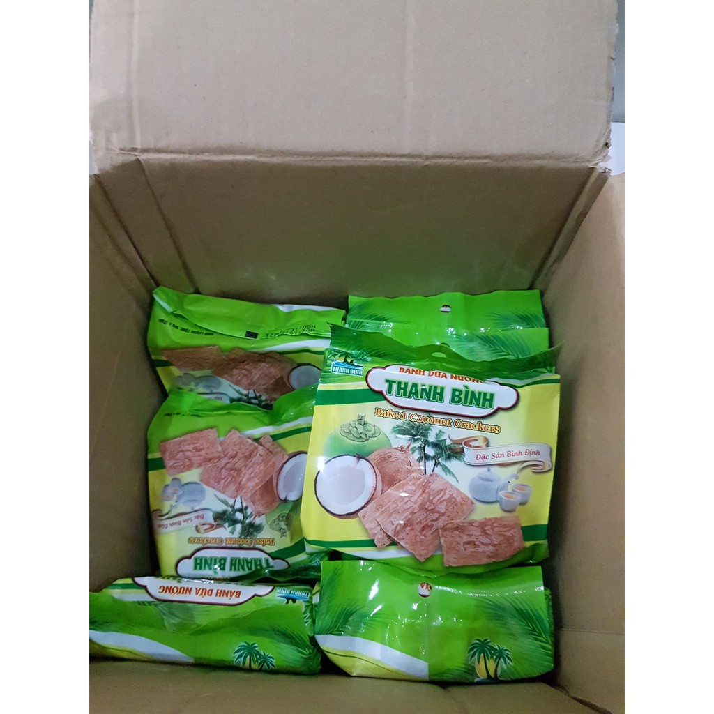 Combo 900gr - 5 bị 180gr bánh dừa nướng Thanh Bình - đặc sản Tam Quan - Bình Định