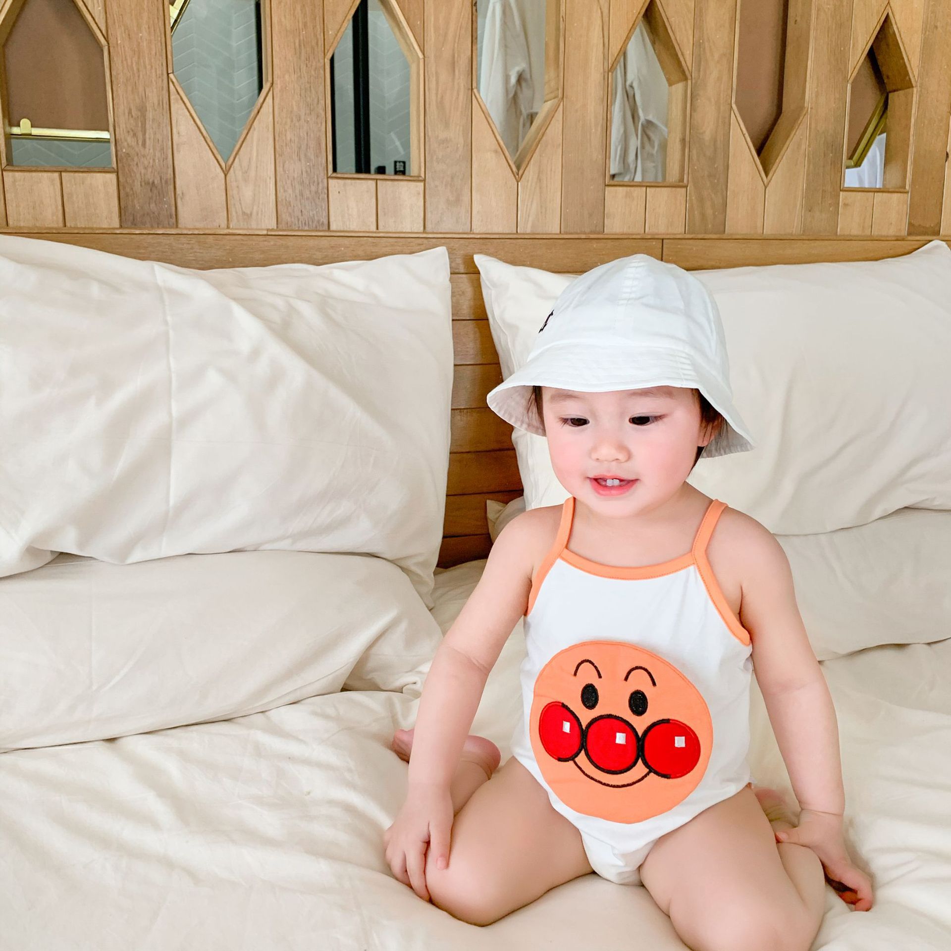 Áo liền quần Bodysuit Romper Liền Mảnh In Hoạt Hình 3d Cho Các Bé Nhỏ Sơ Sinh