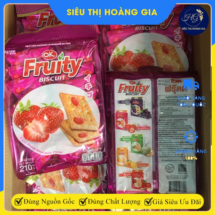 BÁNH QUY MỨT CÓ ĐƯỜNG FRUITY BISCUIT