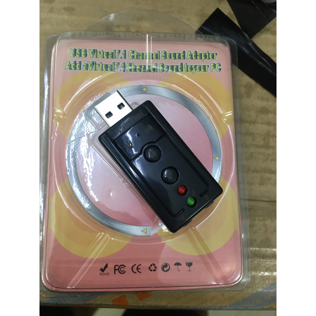 Usb ra sound 3D 7.1 | usb ra cổng âm thanh 3.5 giá rẻ