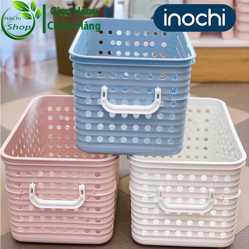 Giỏ Đựng Đồ, Giỏ Xách Quai Bên Tokyo INOCHI Nhựa Cao Cấp Chắc Chắn Sang Trọng Bền Đẹp