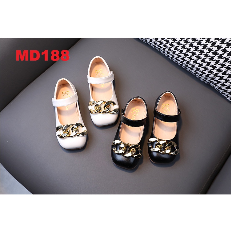 Giày búp bê phối dây xích cho bé MD188
