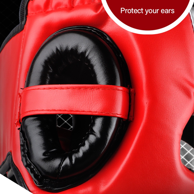 GINGPAI Phụ Kiện Bảo Vệ Đầu Cho Võ Sĩ MMA Muay Thai