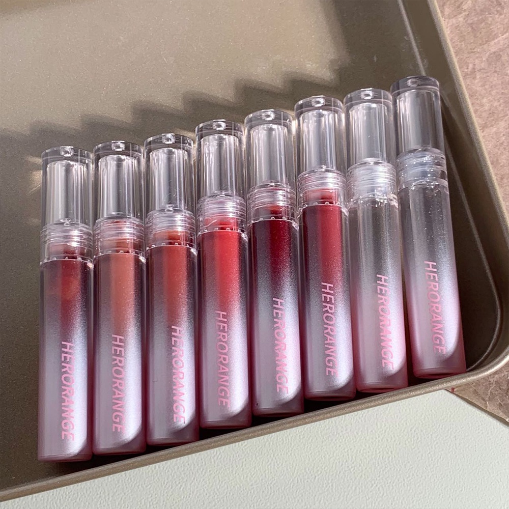 Son Môi Dạng Lỏng 8 Màu Nhung Dưỡng Ẩm Chống Thấm Nước Không Dính Ly Lâu Trôi