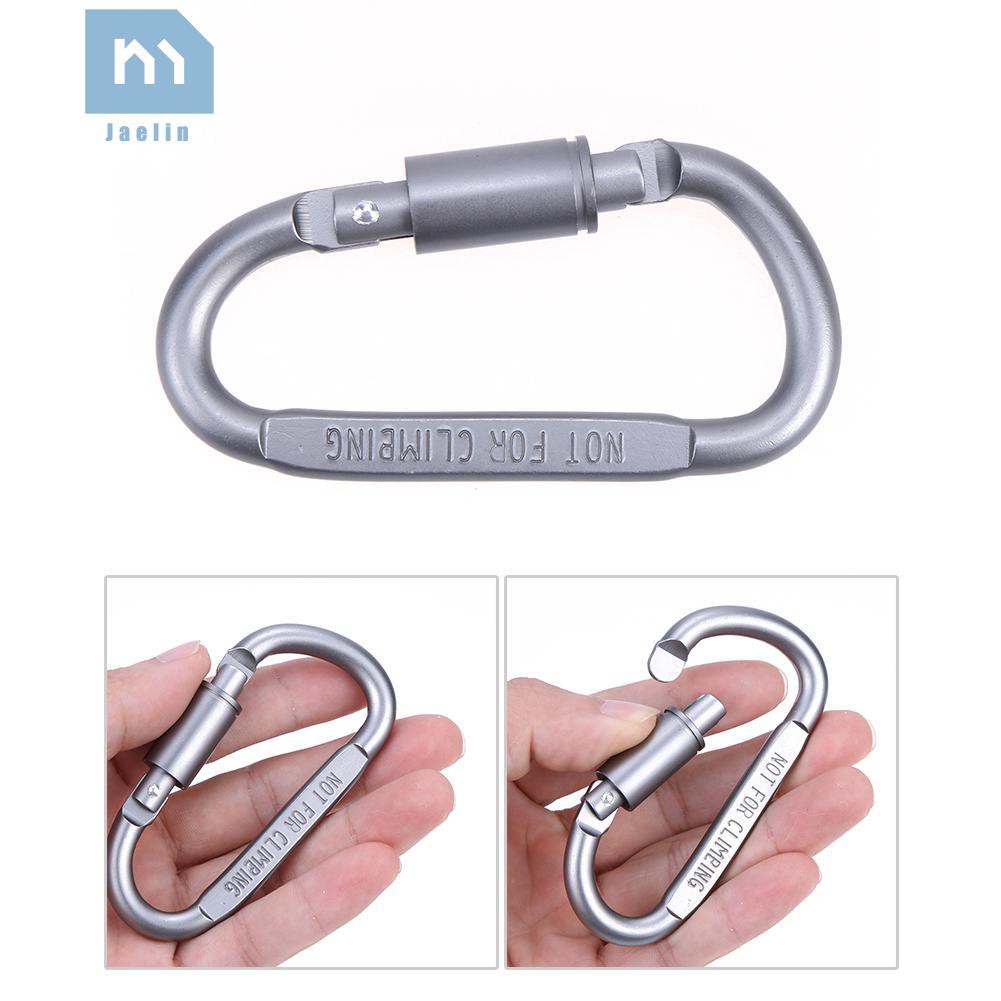 Móc khóa đa năng hình chữ D bằng hợp kim nhôm tiện dụng