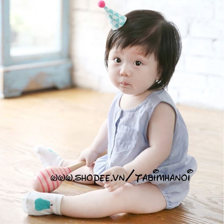 Tất cotton chống trượt cho bé trai và bé gái