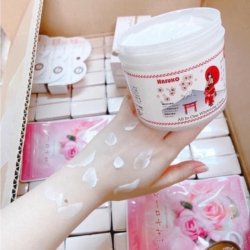 KEM Ủ TRẮNG DA BẬT TONE TOÀN THÂN HASUKO CHỐNG NẮNG SPF 50 NHẬT BẢN 280g