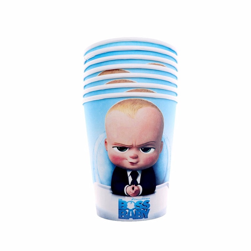 Đĩa Cốc Giấy Dùng Một Lần Trang Trí Tiệc Sinh Nhật Cho Bé