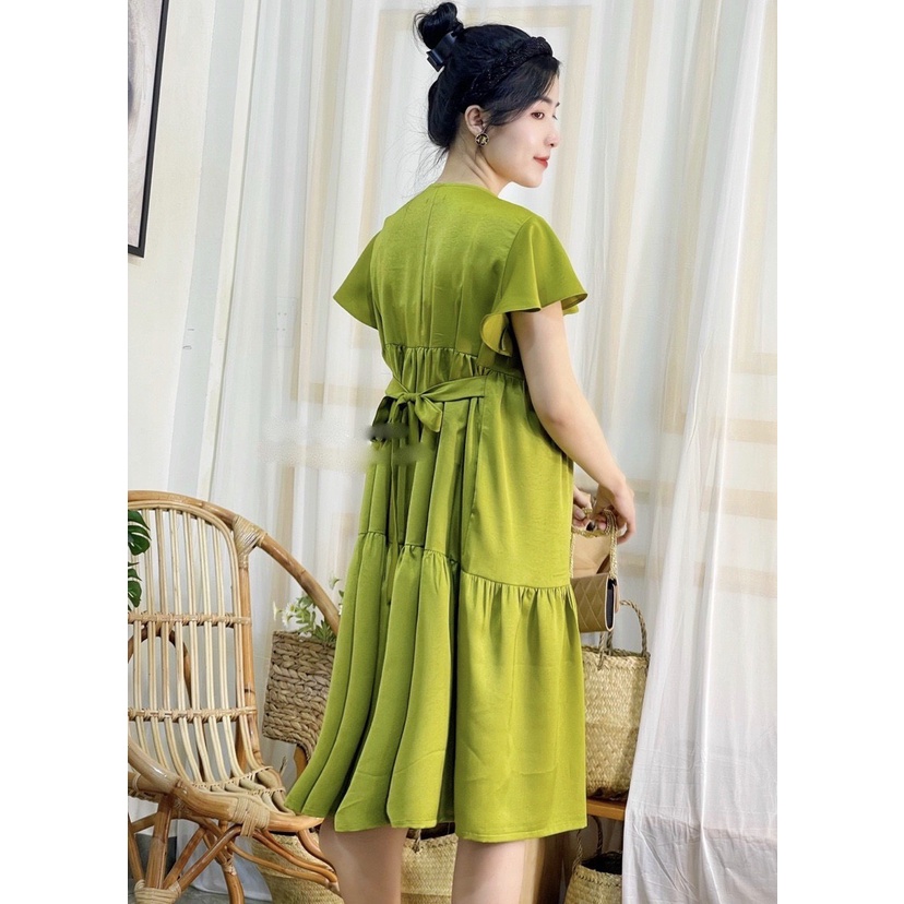 ĐẦM BẦU SIEU MÁT ĐÍNH HOA