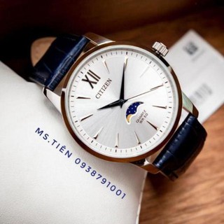 . đồng hồ nam citizen ak5000-03a - máy quartz - dây da - sz42 ...
