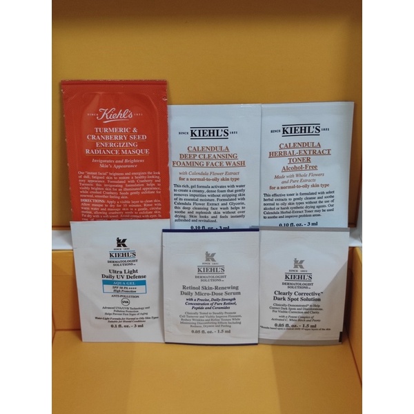 Sample mẫu thử các loại hãng Kiehl’s