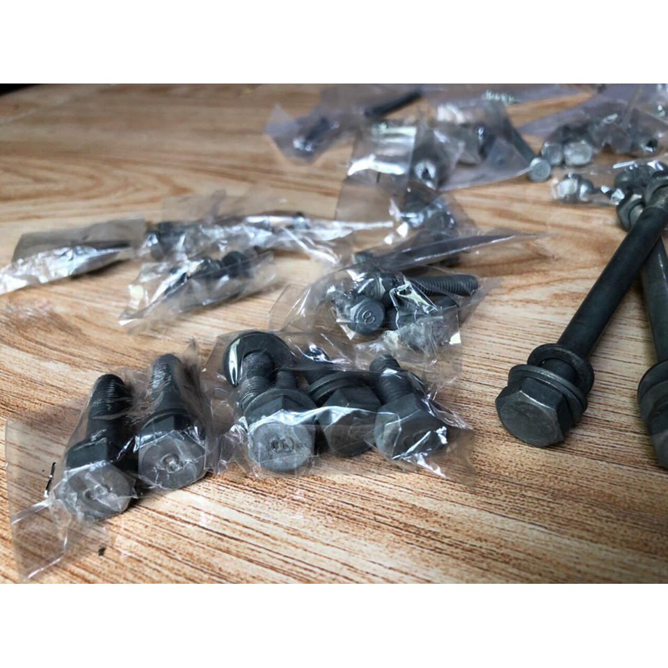 Trọn bộ đầy đủ óc và tán gia công cho anh em dọn nguyên xe honda 67
