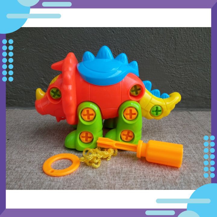 ĐỒ CHƠI THÁO LẮP CÁ SẤU CÕNG CON CỠ TO 20CM