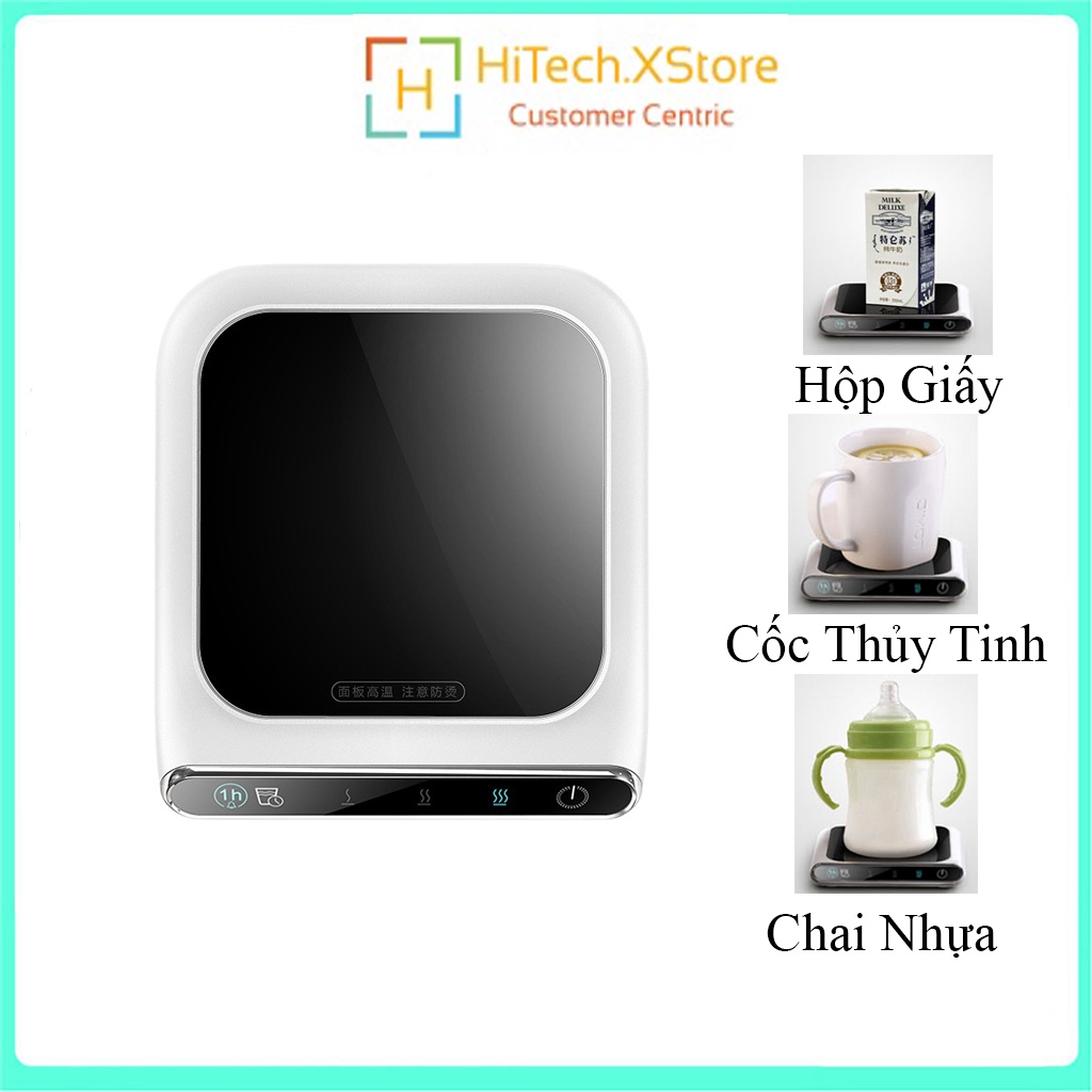 Đế hâm nóng đồ uống mini Smart Base, Đế điện làm nóng và giữ nhiệt được nhiều loại cốc, hộp nhựa, hộp giấy, BH 12 Tháng