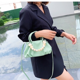 TÚI QUAI TRÒN MIX DÂY NGỌC VÂN ĐÁ