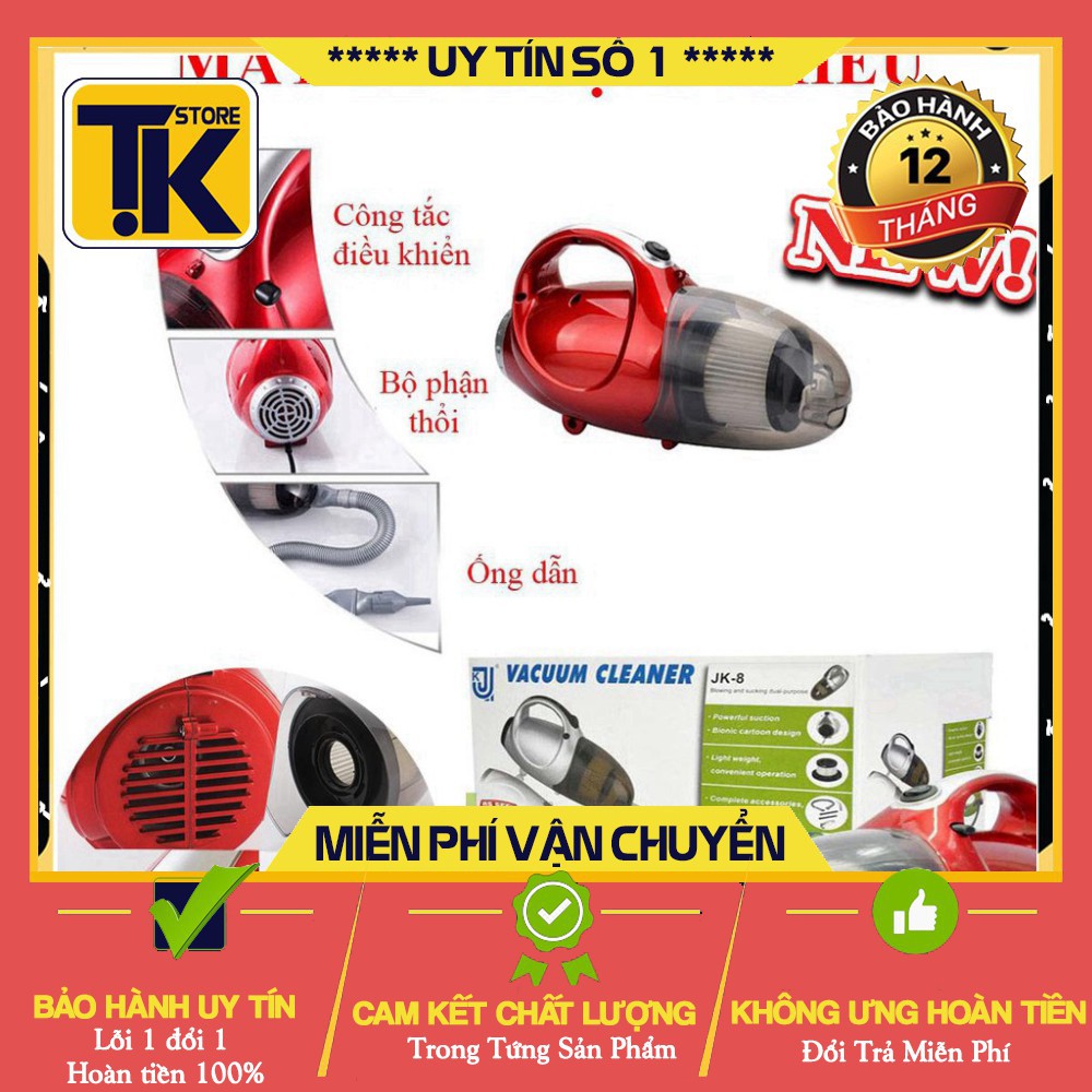 [Hàng Chính Hãng] Máy hút bụi đa năng 2 chiều Hút và thổi,máy hút bụi cầm tay Vacuum CleanerJK8 | BigBuy360 - bigbuy360.vn