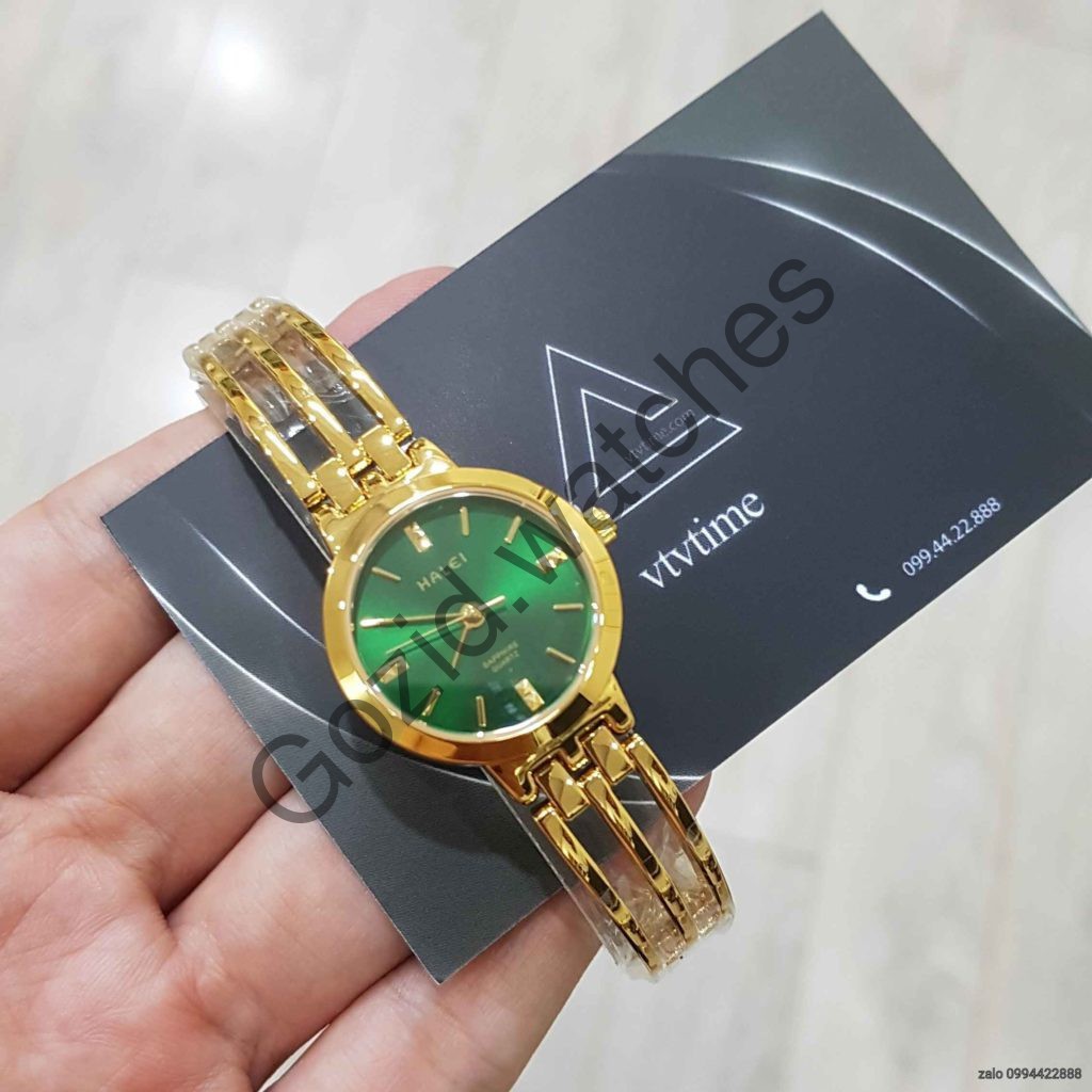 Đồng hồ nữ Halei máy Nhật mạ vàng dây kim loại -Gozid.watches | BigBuy360 - bigbuy360.vn