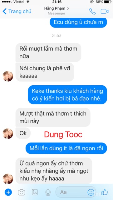 Ủ tóc mật ong của nga