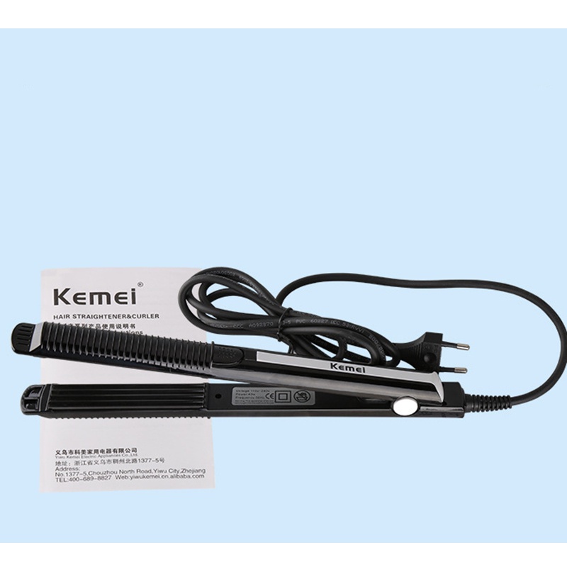 Máy làm tóc KEMEI Km- 2139 2in1 uốn duỗi thẳng với 5 mức chỉnh nhiệt