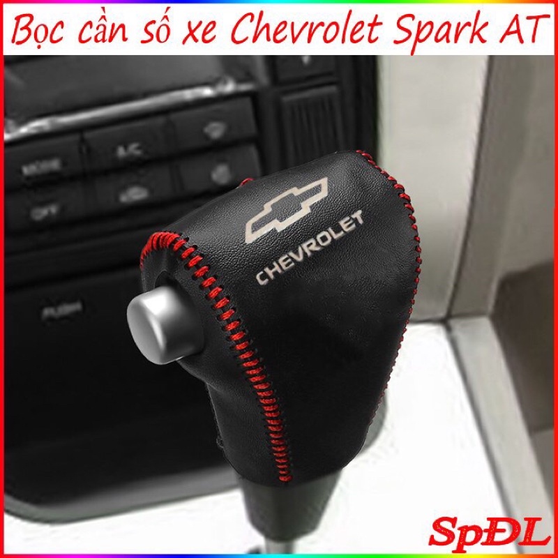 Bọc cần số xe Chevrolet Spark, bọc phanh tay xe ô tô Chevrolet Spark số tự động AT da bò giá xưởng