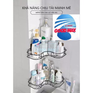 Kệ góc sắt dán tường siêu chắc chắn