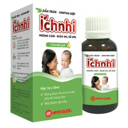 Dầu tràm khuynh diệp Ích Nhi Giúp làm ấm phòng cảm lạnh xua đuổi muỗi LAHUTU