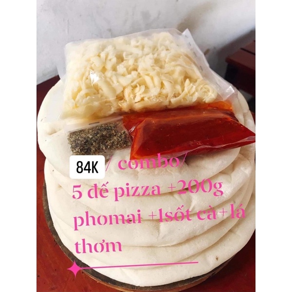 Combo pizza làm tại nhà