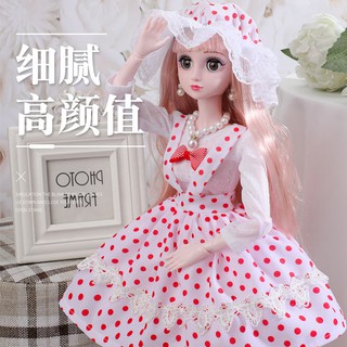 Bộ búp bê Barbie ngoại cỡ 60 cm, bé gái, đồ chơi công chúa, biệt thự, quà tặng đơn